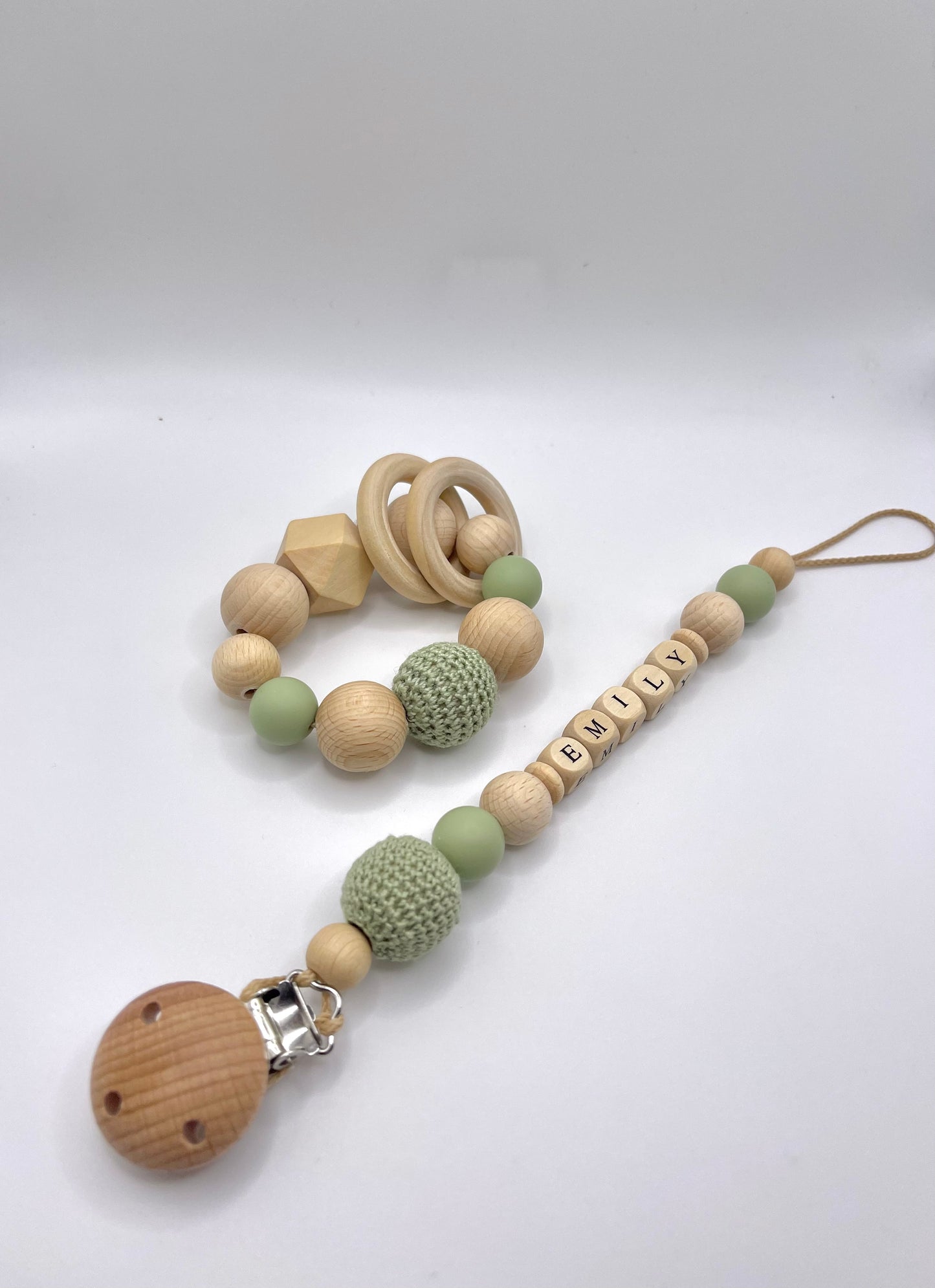 Schnullerkette mit Beißring