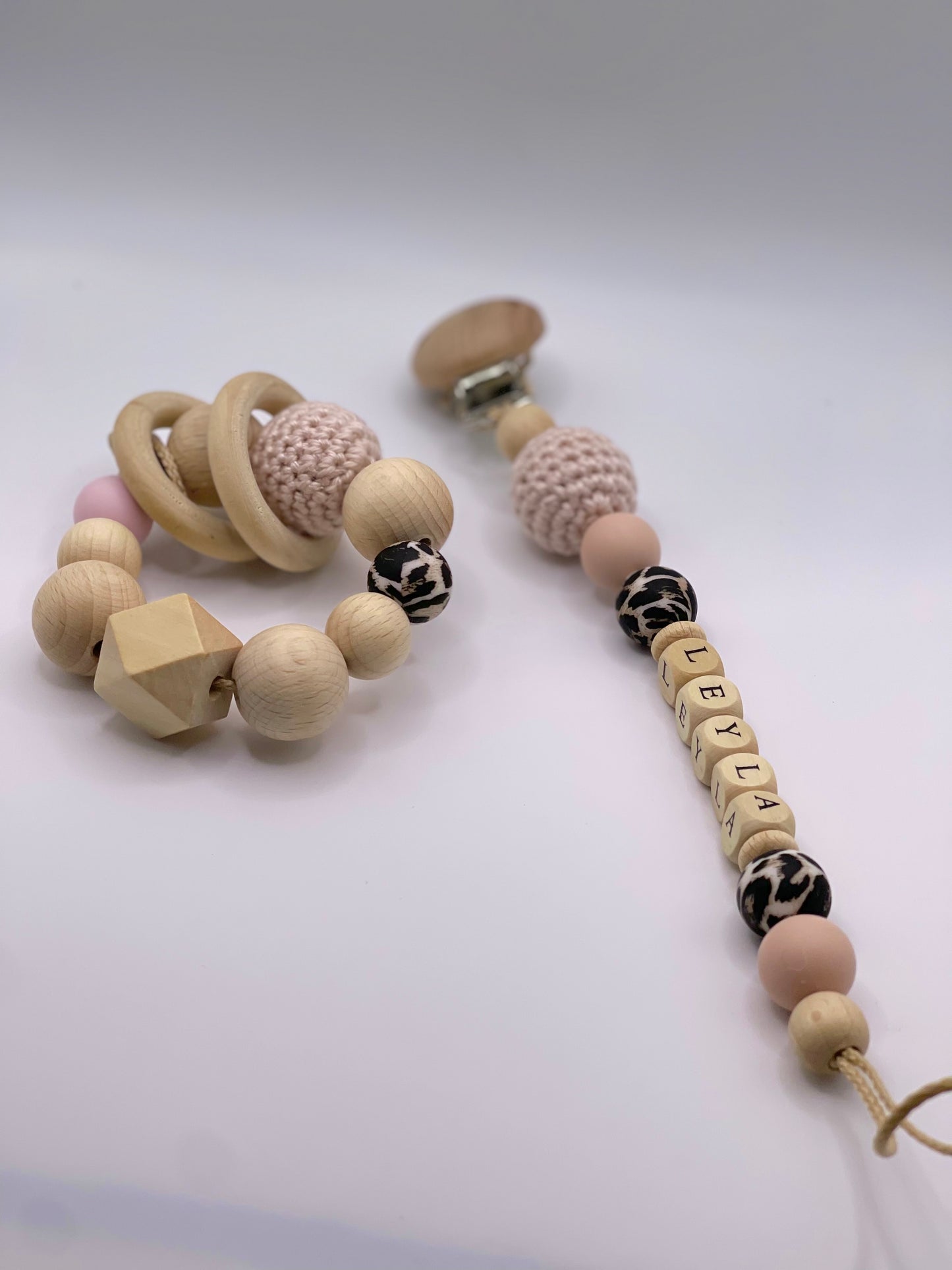 Schnullerkette mit Beißring