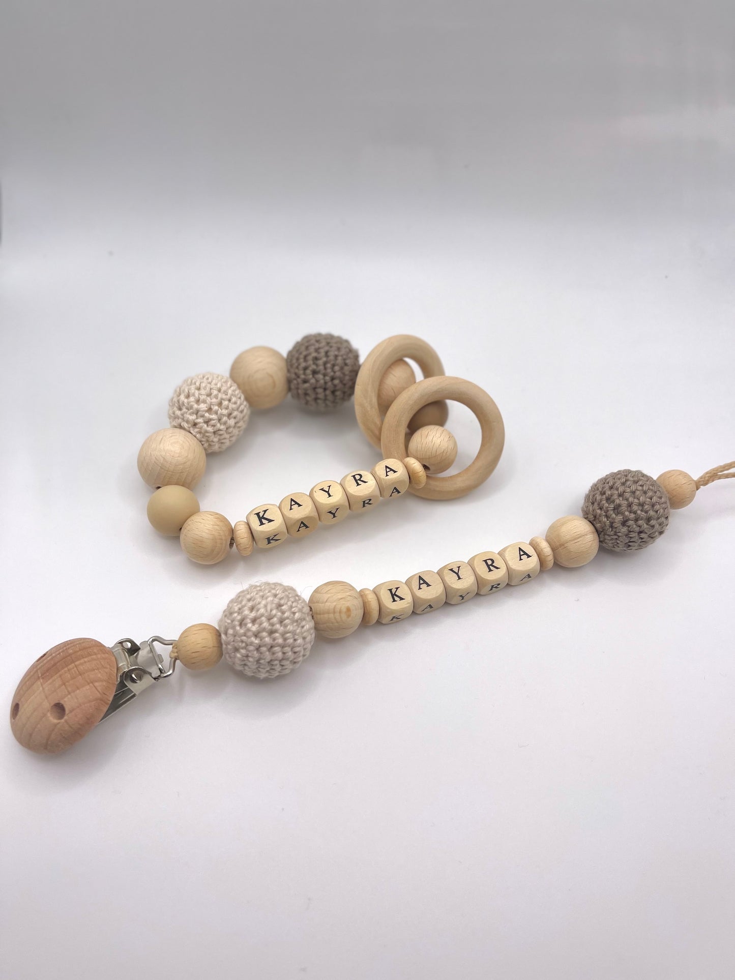Schnullerkette mit Beißring