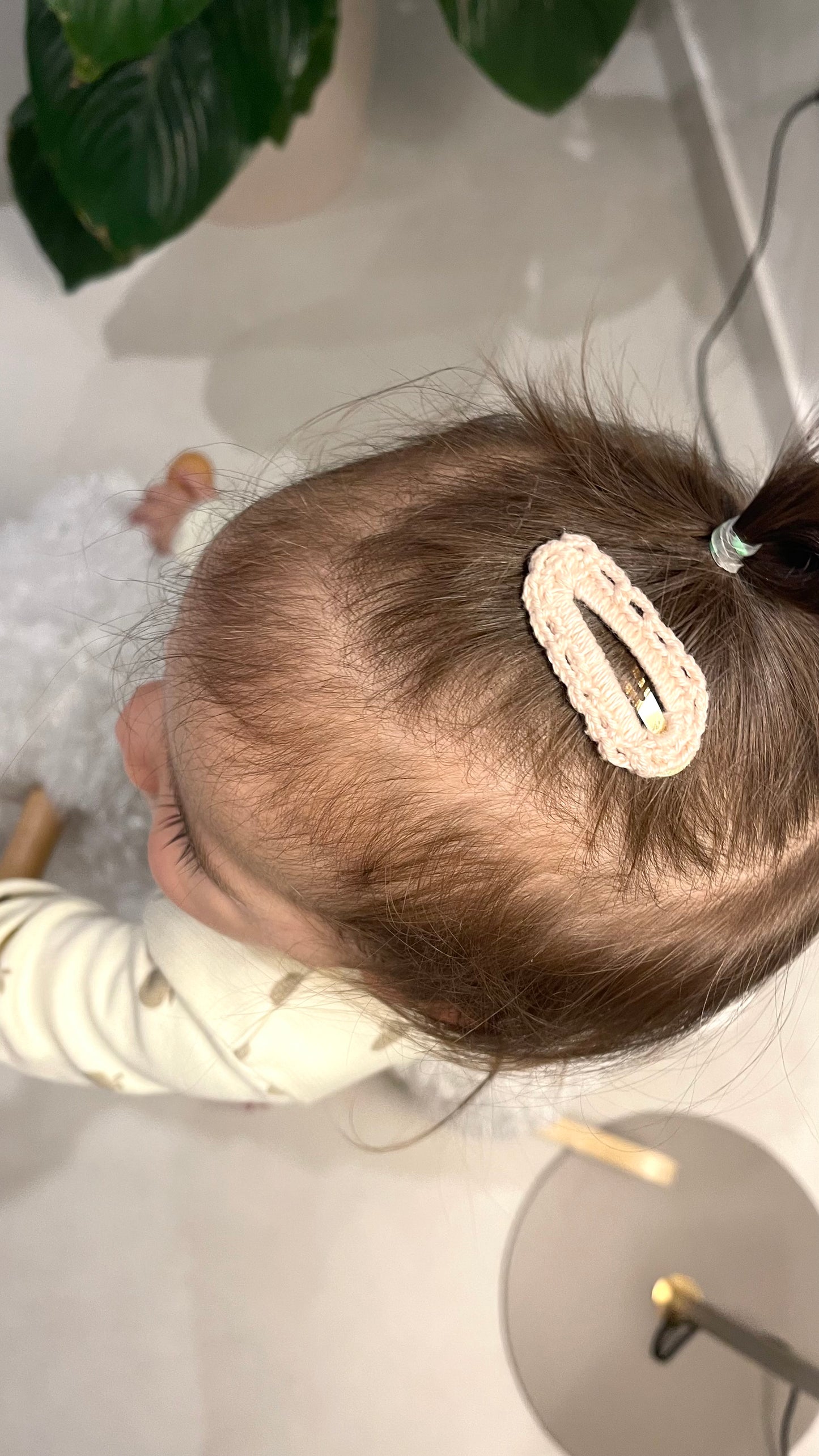 Gehäkelte Haarspangen