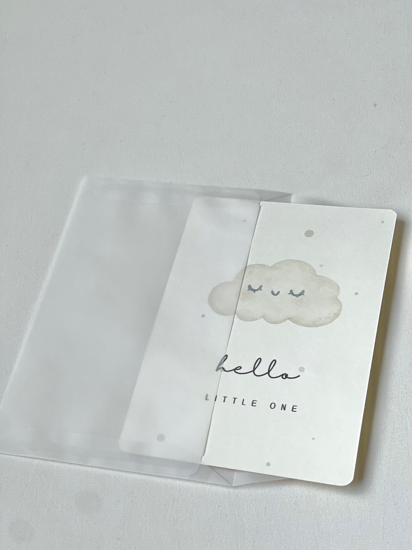 Karte zur Geburt - CLOUD