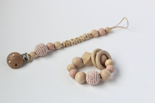 Schnullerkette mit Beißring