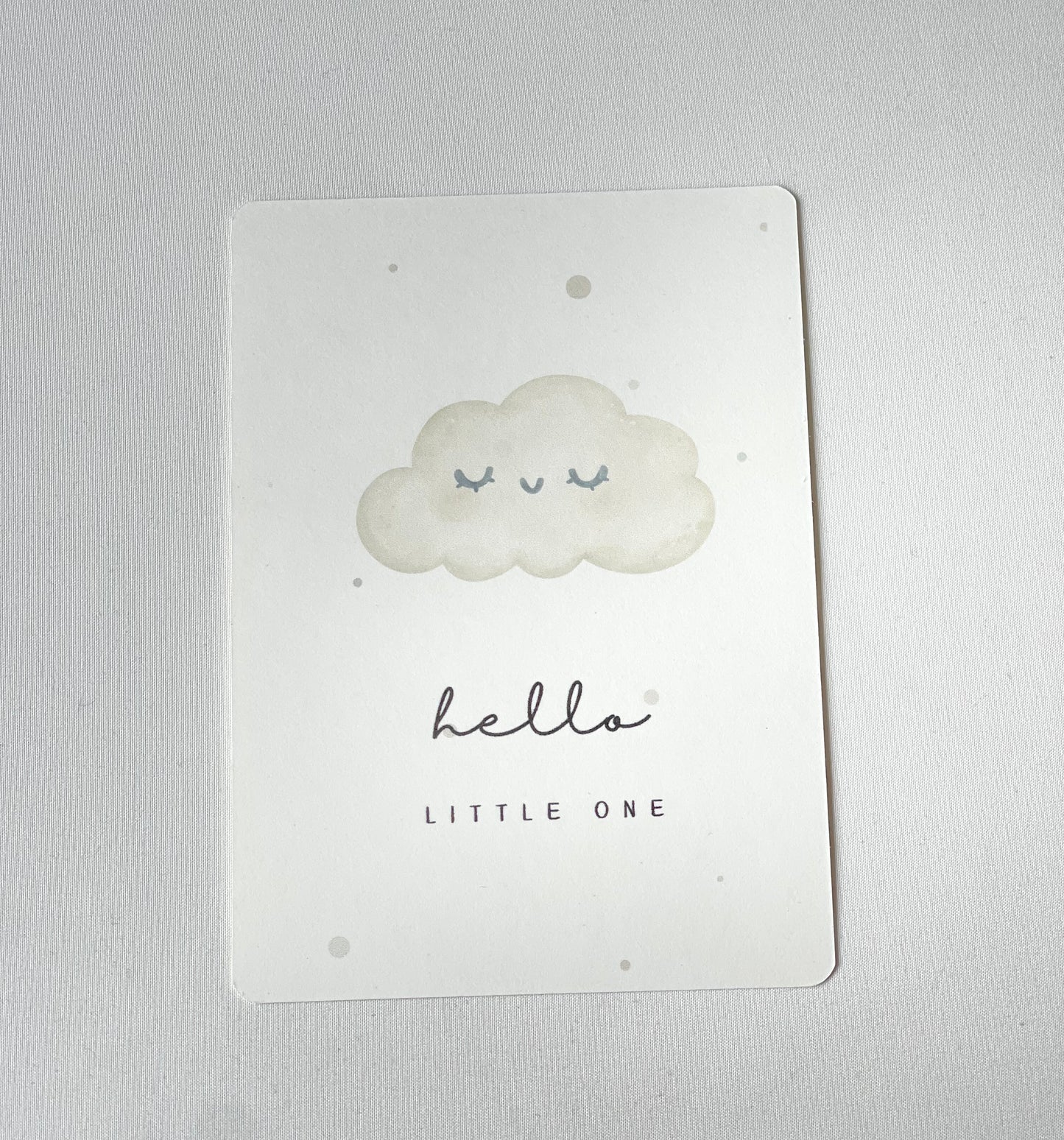 Karte zur Geburt - CLOUD