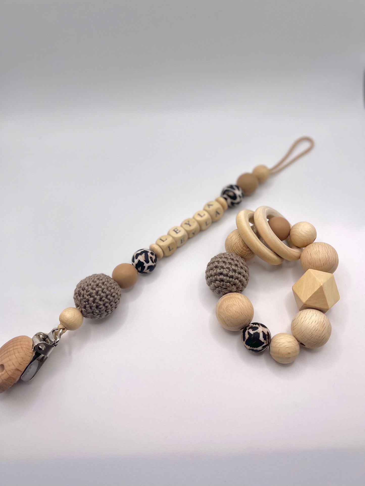 Schnullerkette mit Beißring