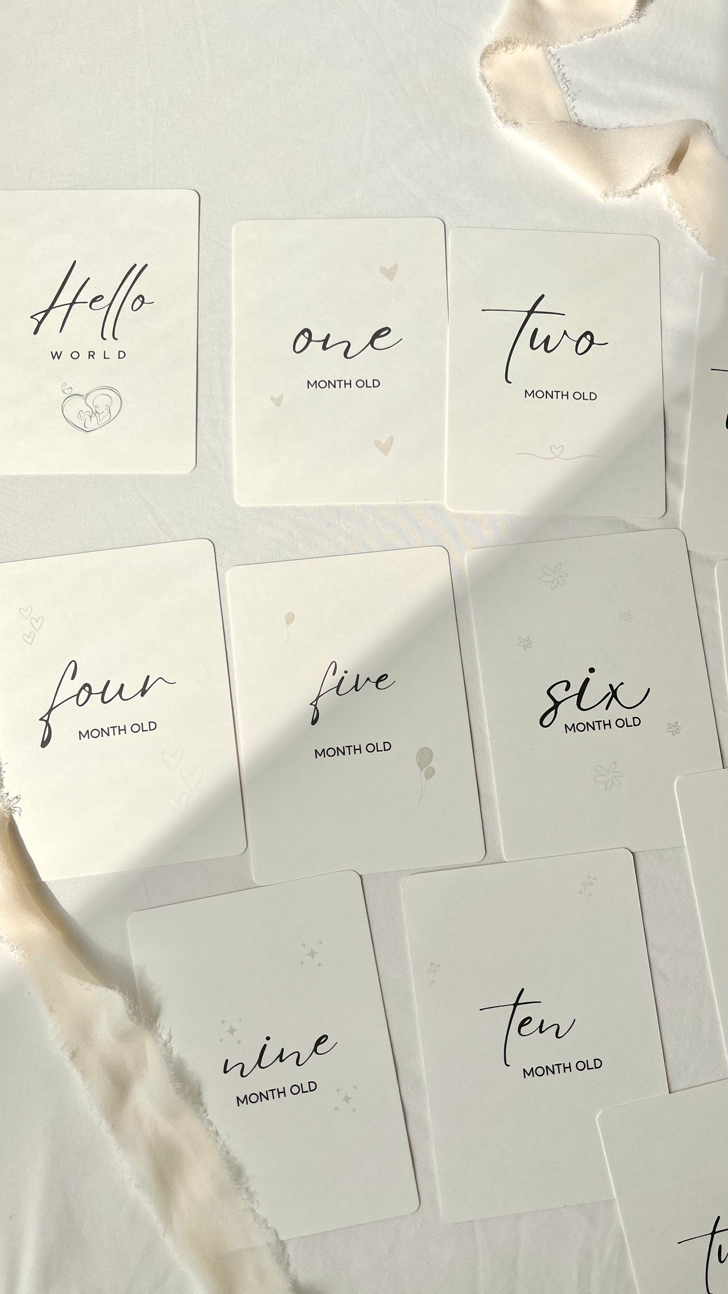 Milestone cards